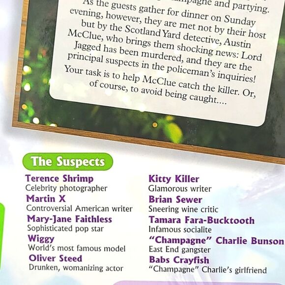 A Mystery Dinner Party Game - The Champagne Murder - Picture 9 of 15